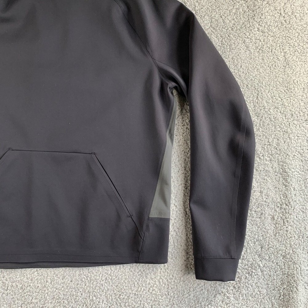NEW Lululemon Jacket Mens Large Black Chamber Reflective Pullover Active Running - Picture 4 of 14